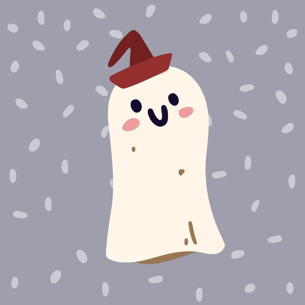 lindo fantasma para halloween. concepto de halloween. vector