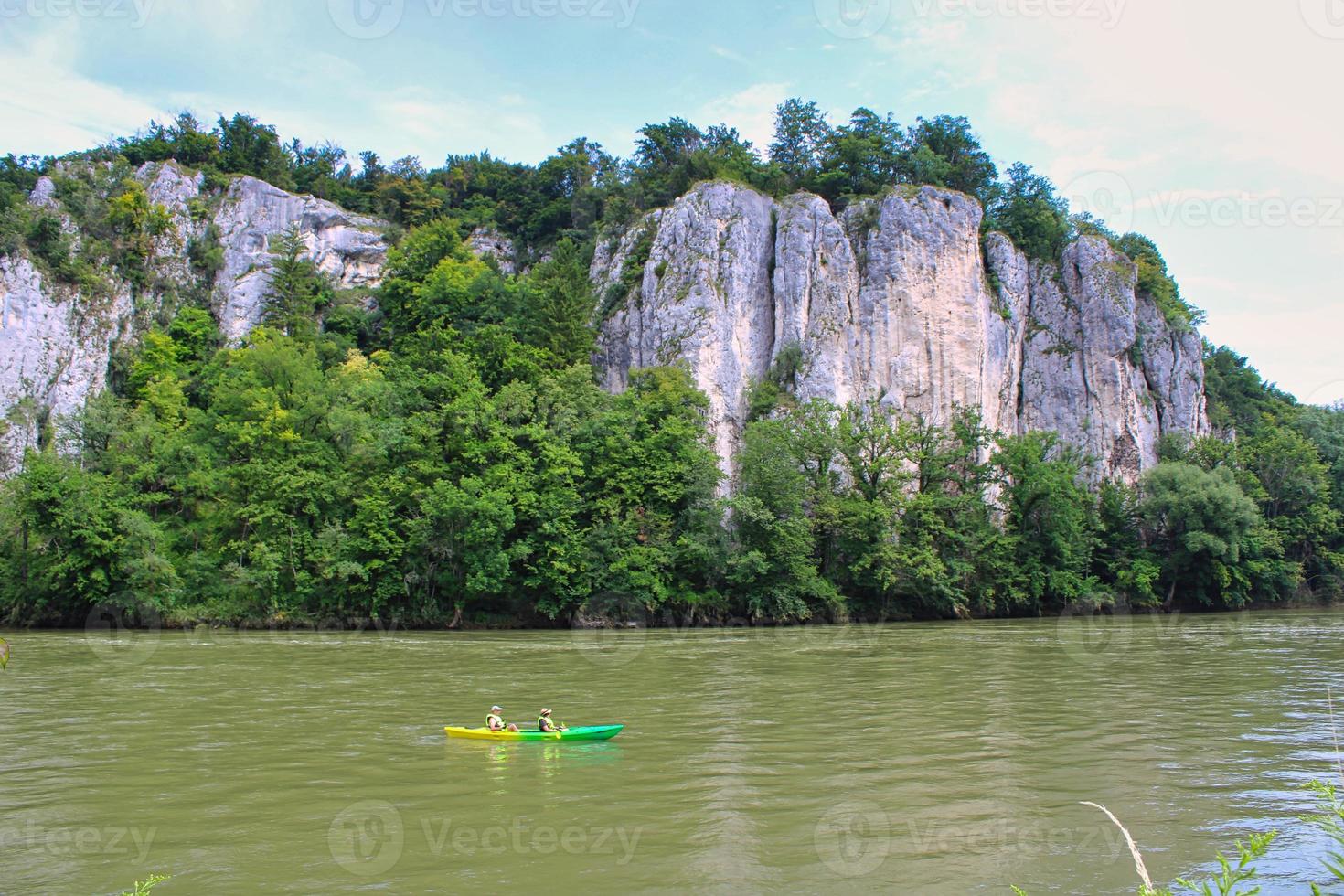 Danube River around the Village of Weltenburg photo