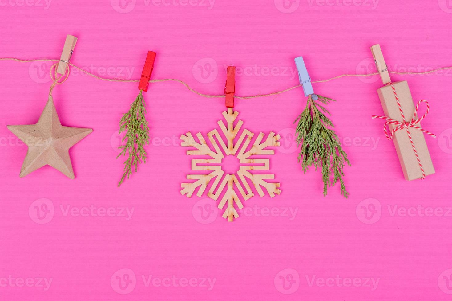 Christmas bright colored decorative background photo