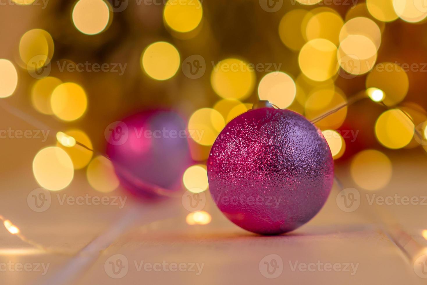 hermosas decoraciones navideñas multicolores foto