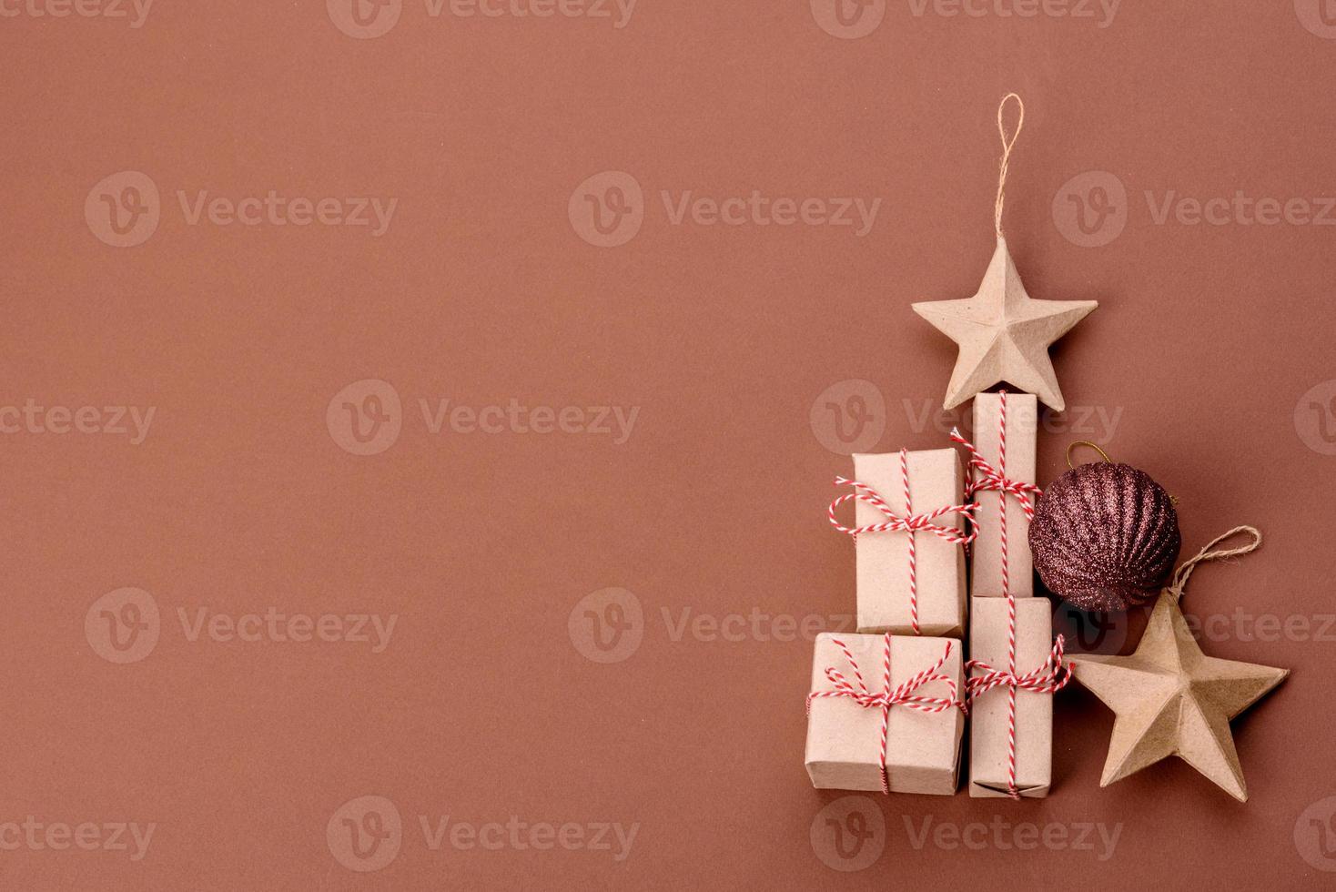 Christmas bright colored decorative background photo