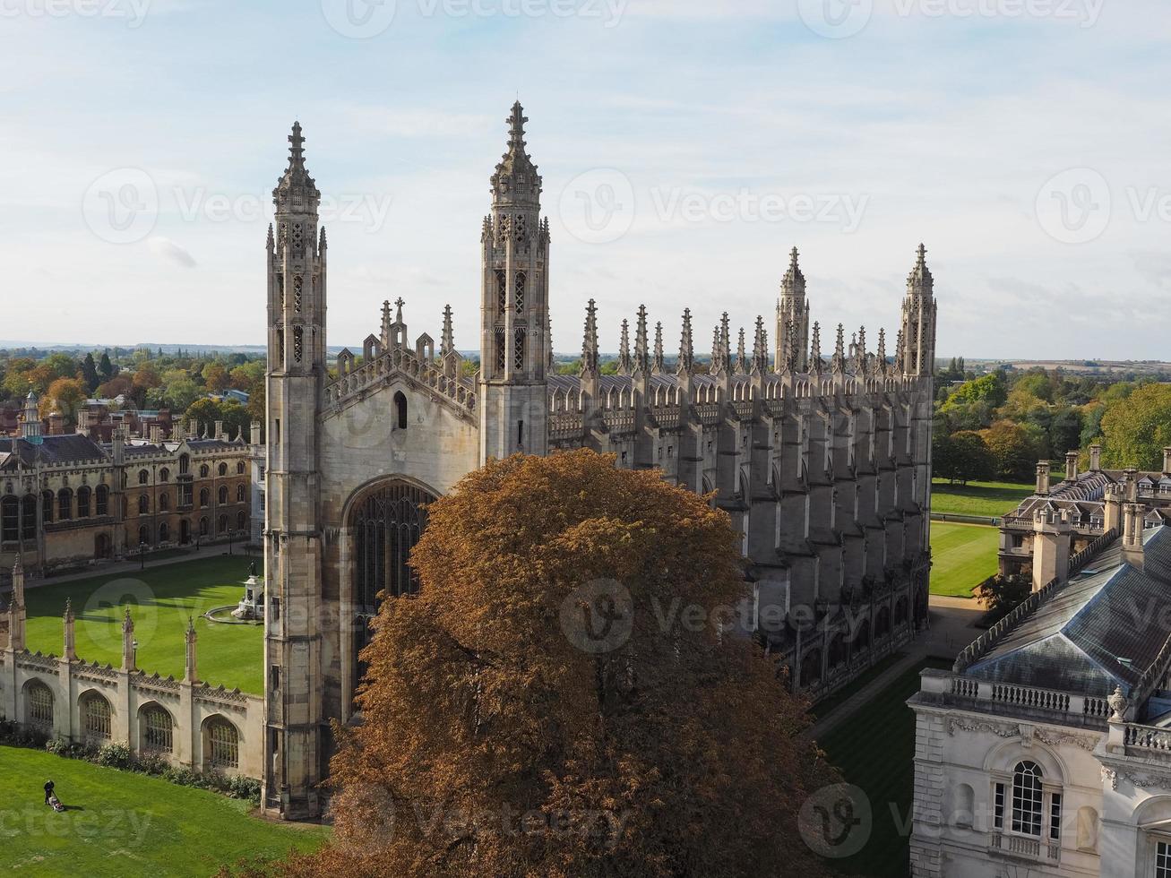 vista aerea de cambridge foto