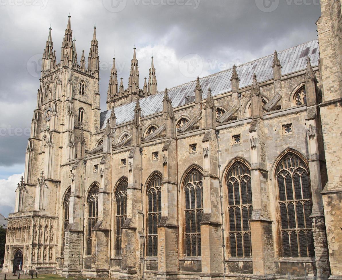 catedral en canterbury, reino unido foto