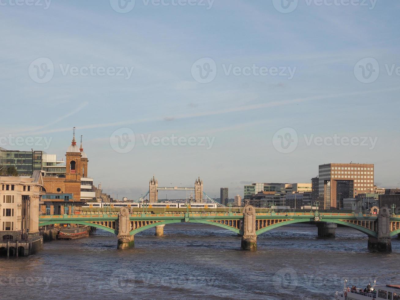 río Támesis en Londres foto