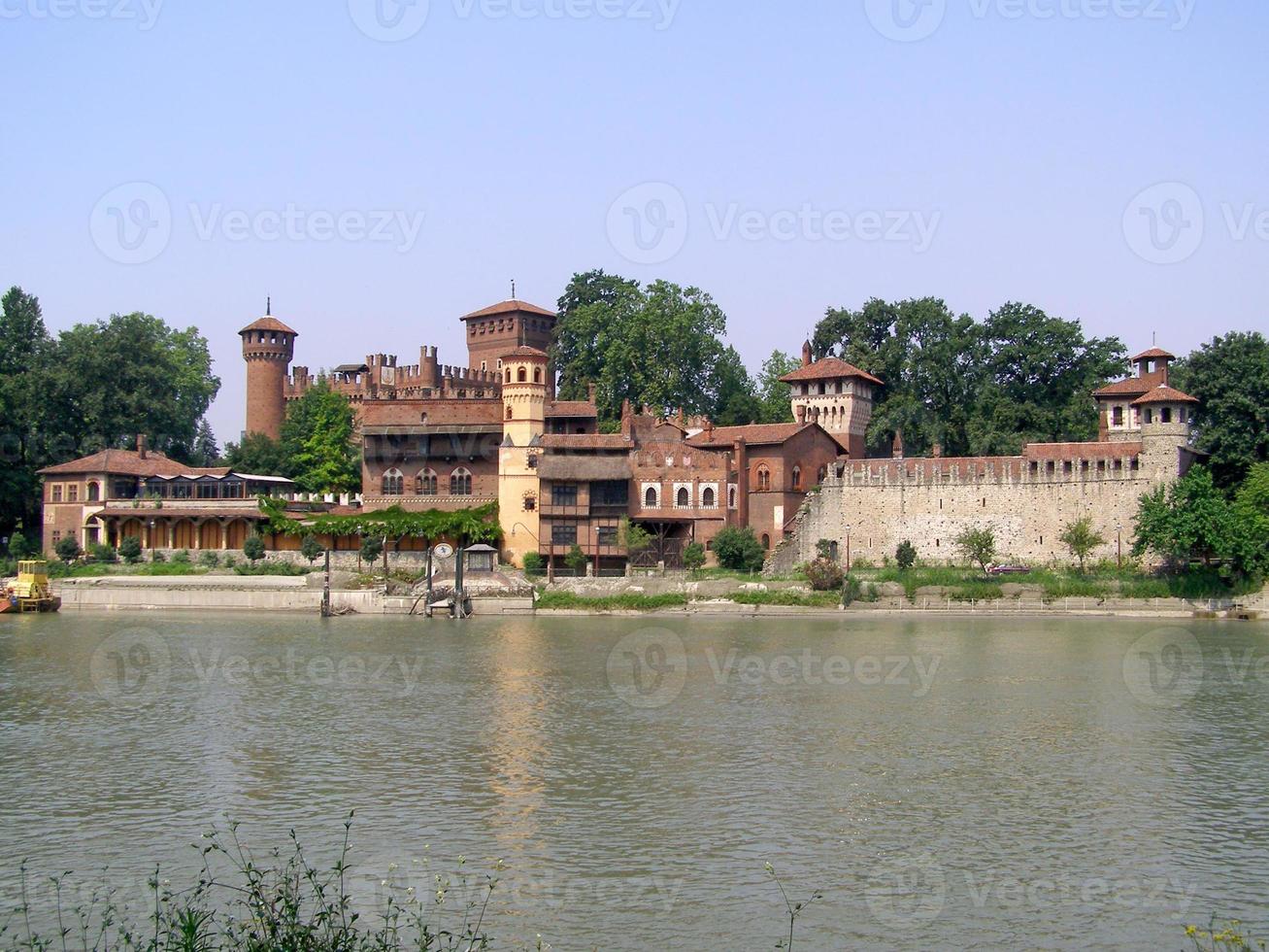 castillo medieval en turín foto