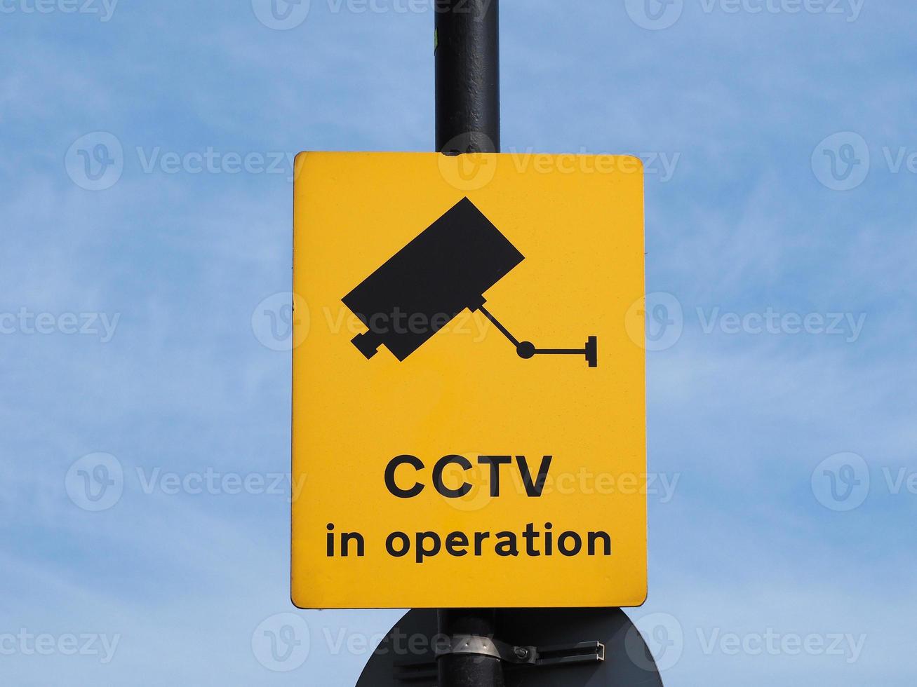 CCTV in operation sign photo
