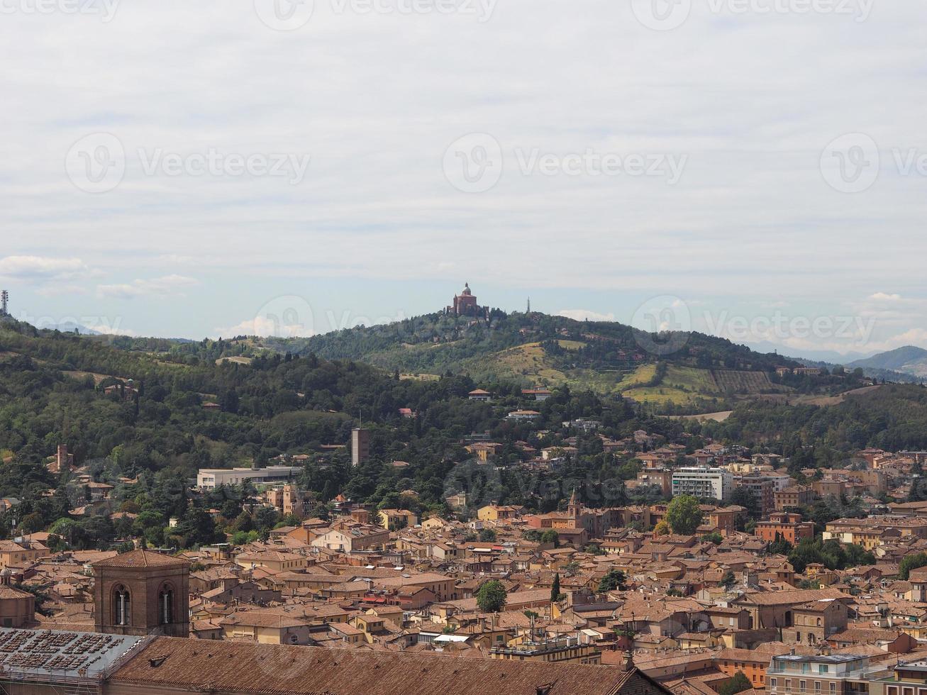 Aerial view of Bologna photo