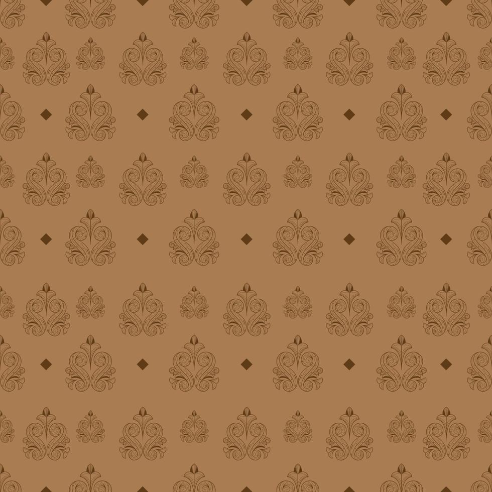 Seamless Pattern of Vintage Wallpaper vector