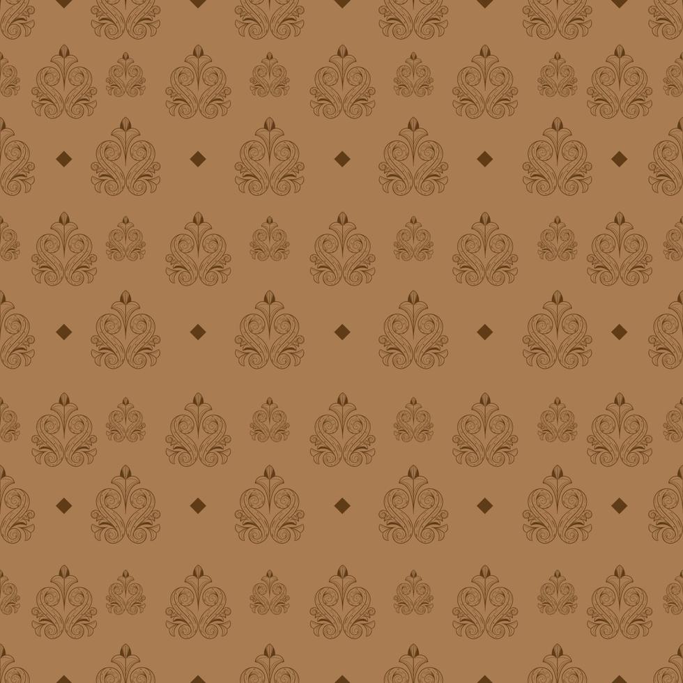 Seamless Pattern of Vintage Wallpaper vector