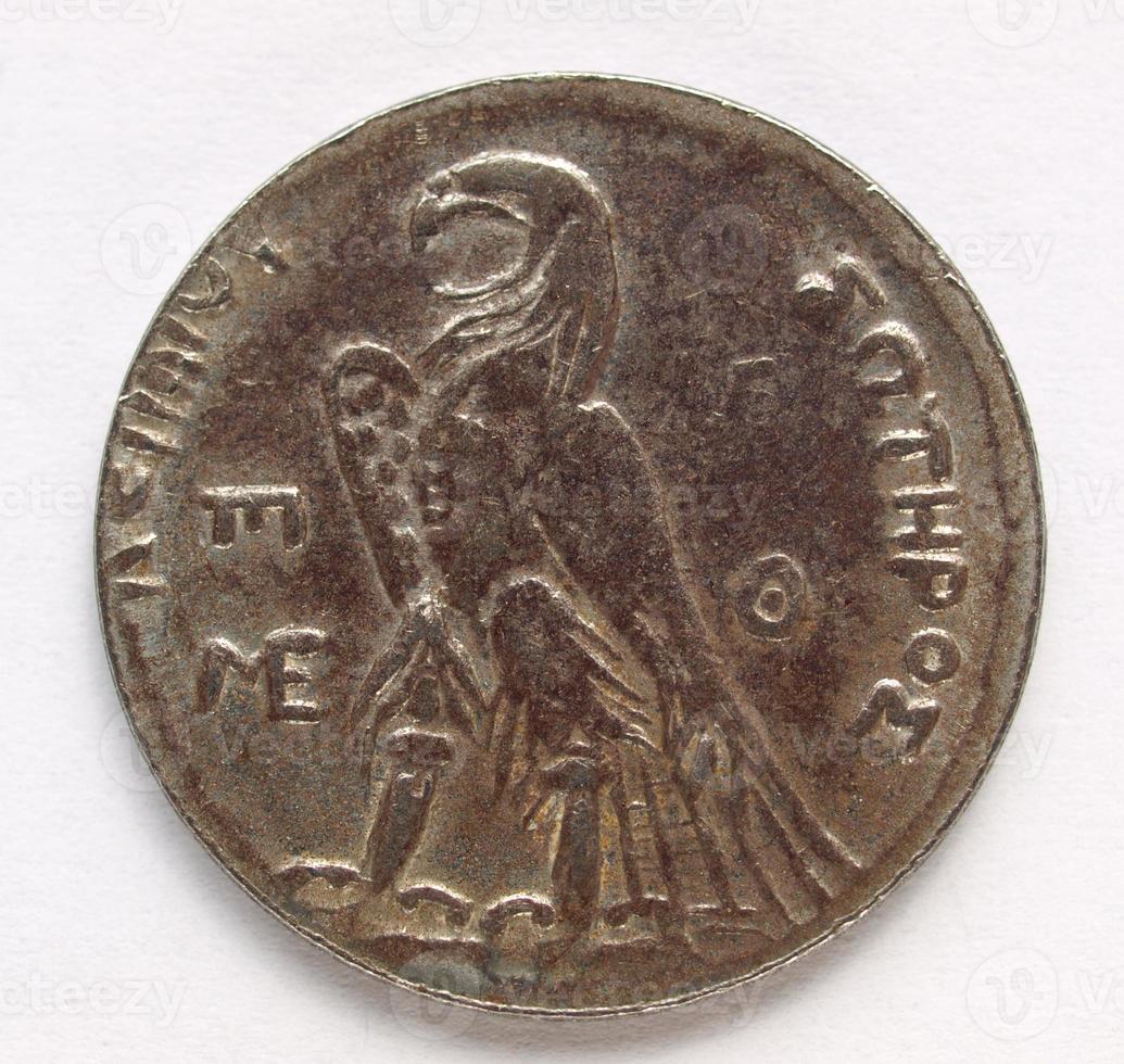 Ancient Greek coins photo