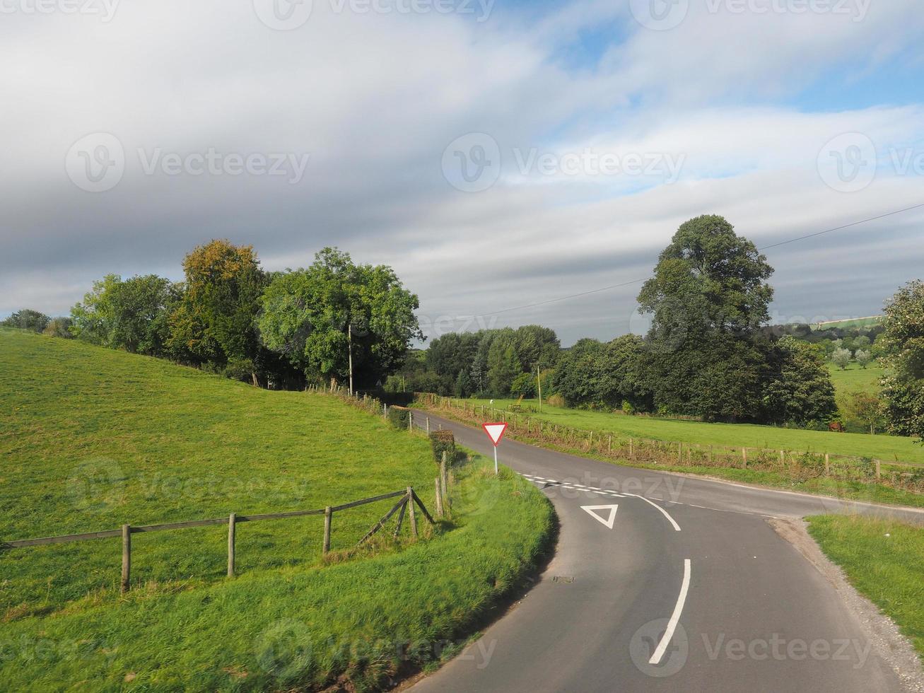 English country panorama in Salisbury photo