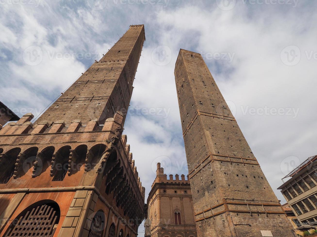 Due torri Two towers in Bologna photo