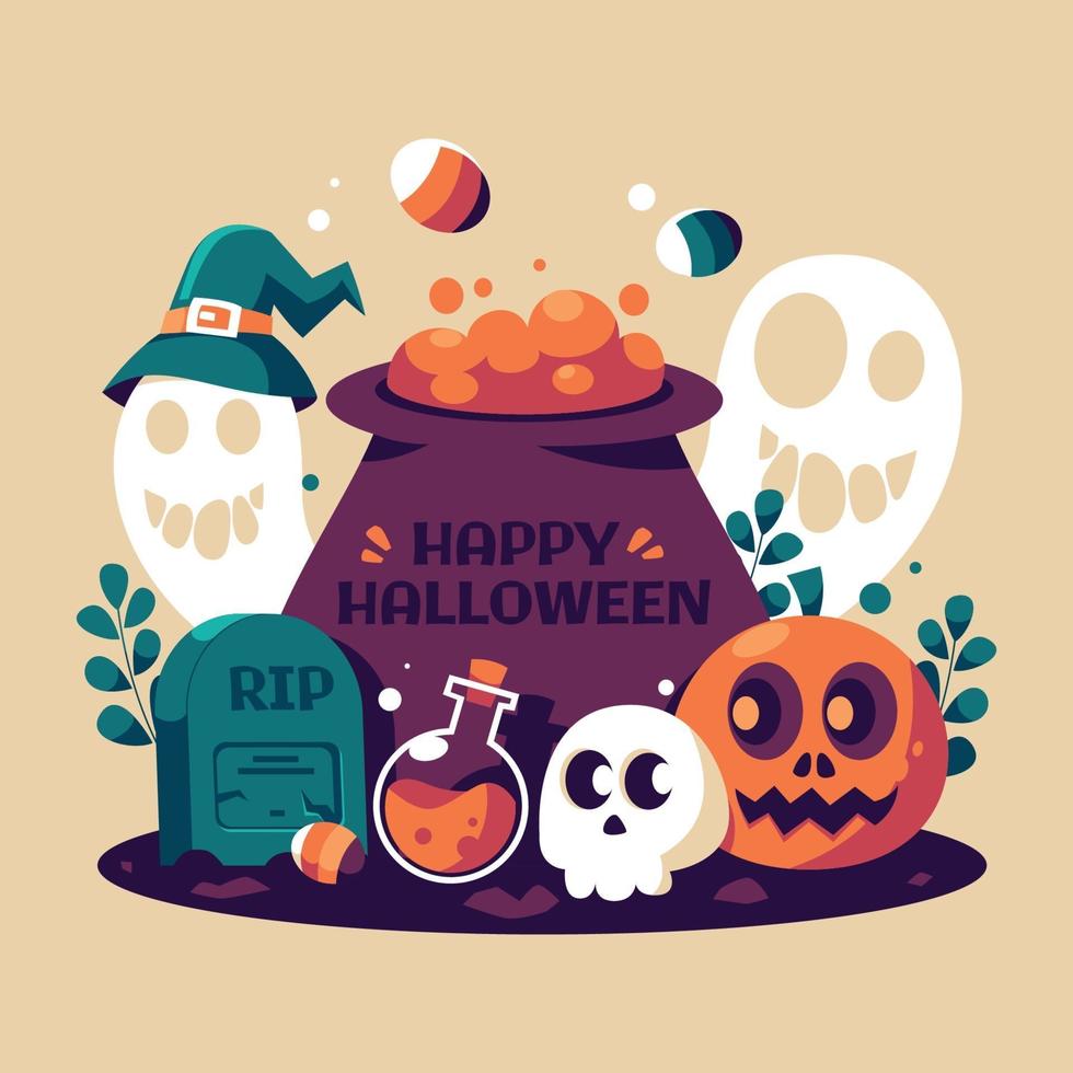 Scary Halloween Festival vector