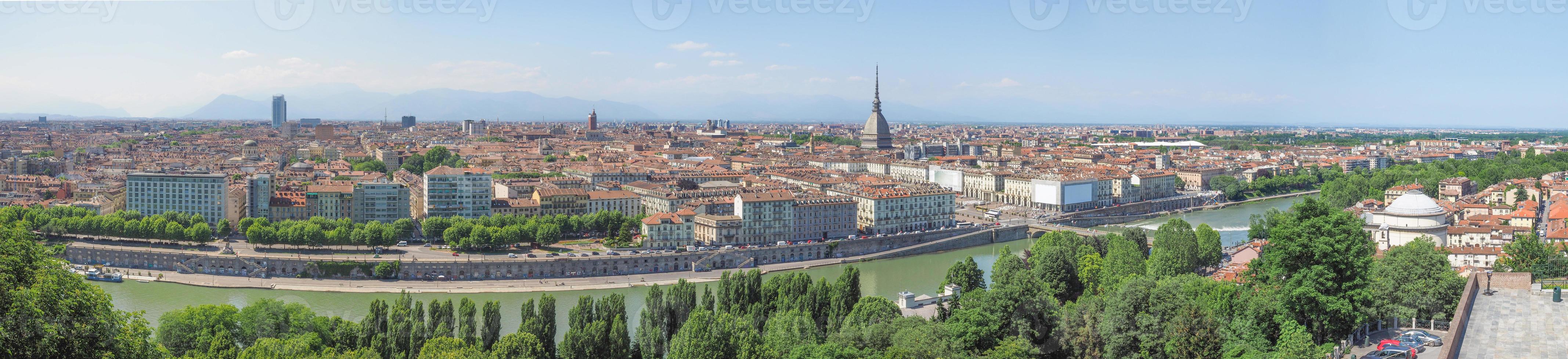 Aerial view of Turin photo