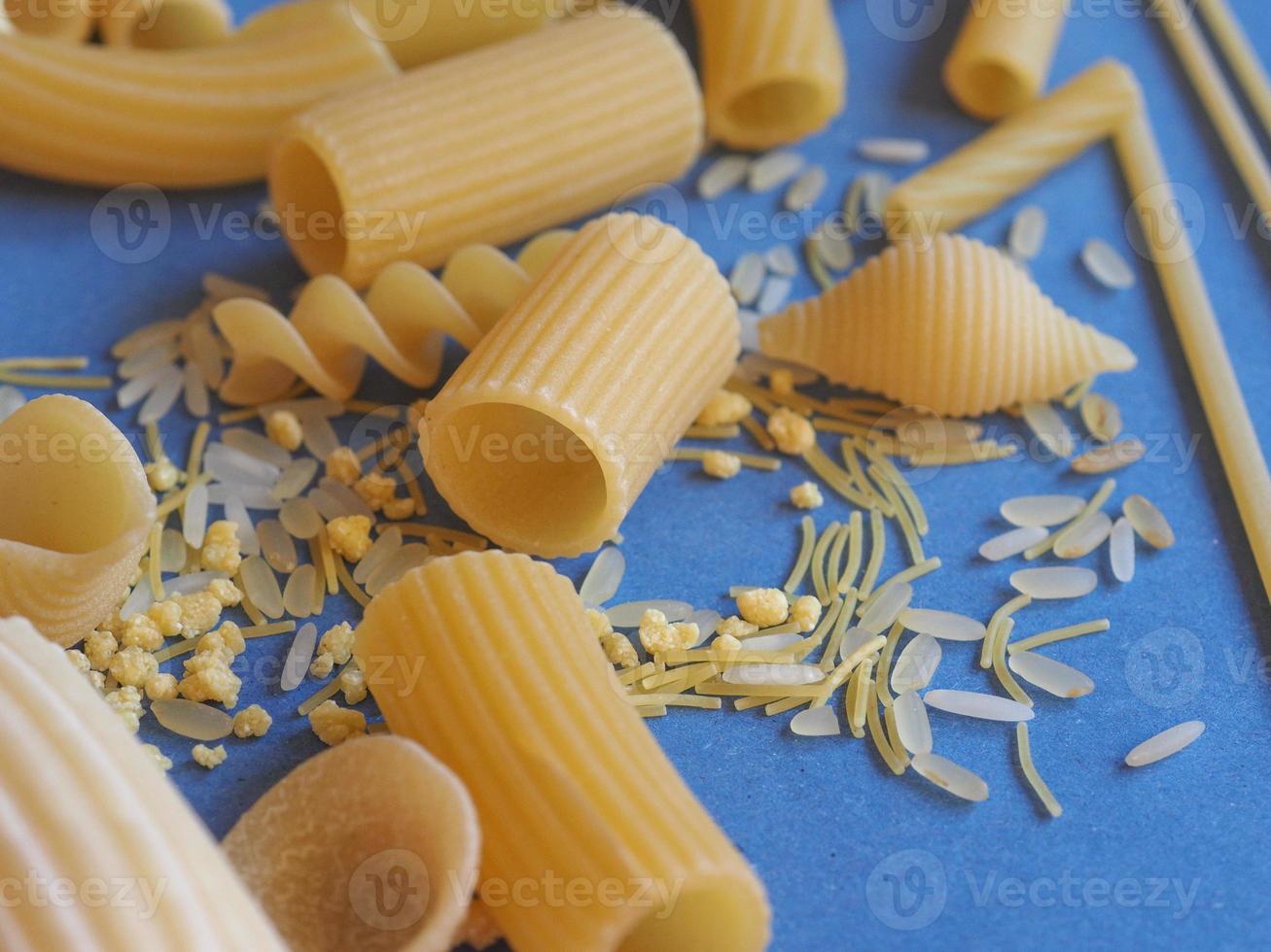 Traditional Italian pasta photo