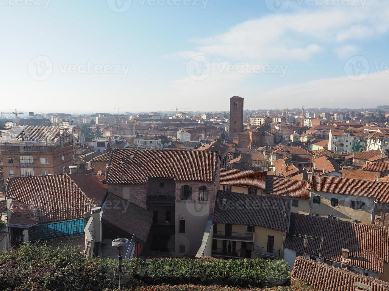 vista aérea de chieri foto