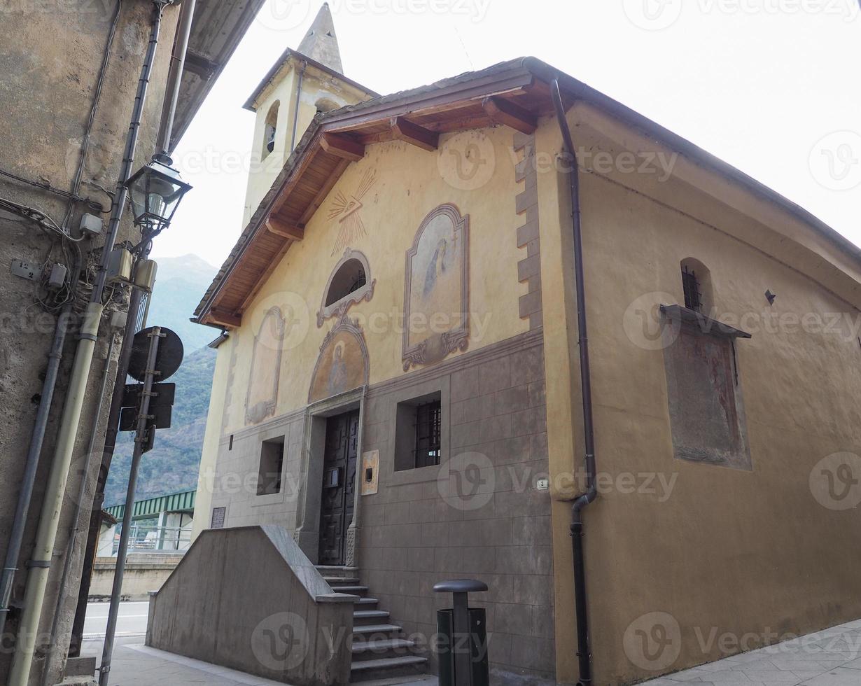 capilla de san orso en el pueblo de donnas foto