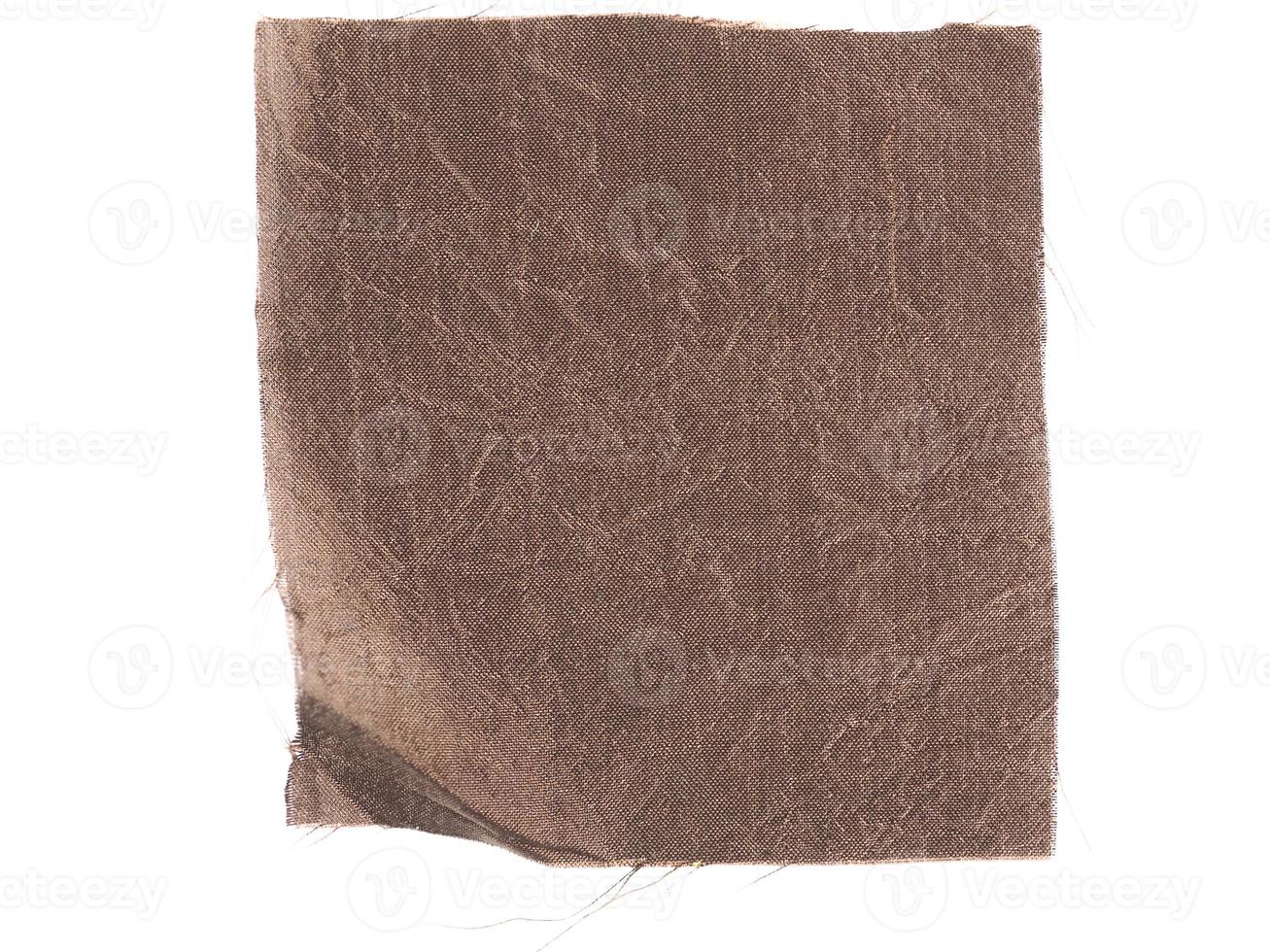 muestra de tela marrón foto