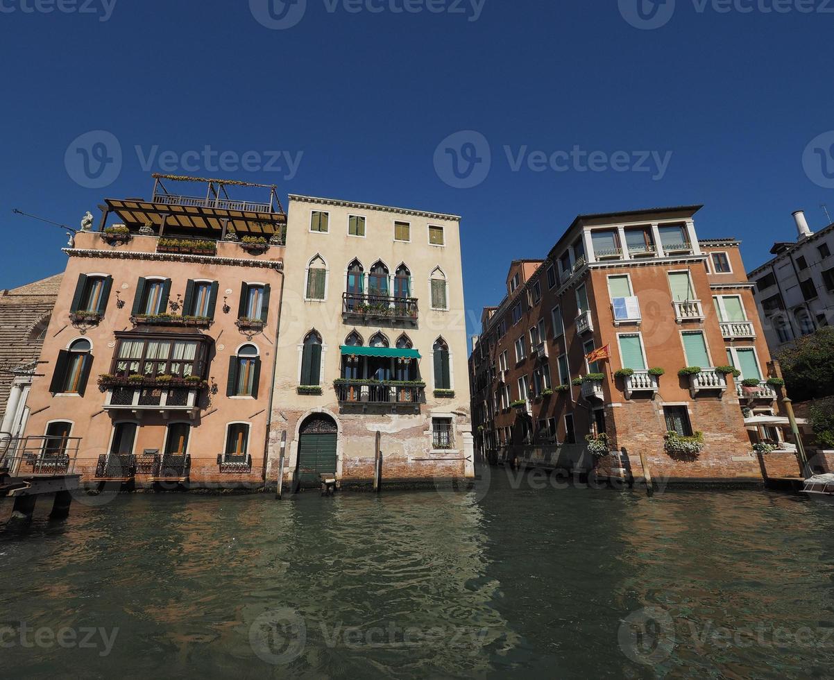 canal grande en venecia foto