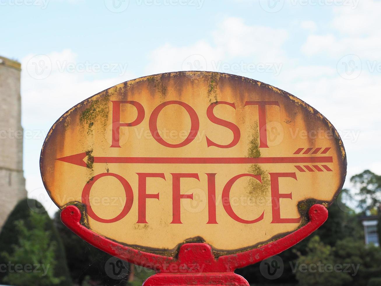 Post office sign photo