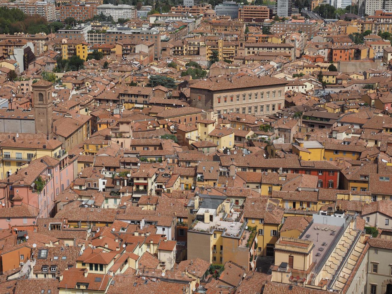 Aerial view of Bologna photo