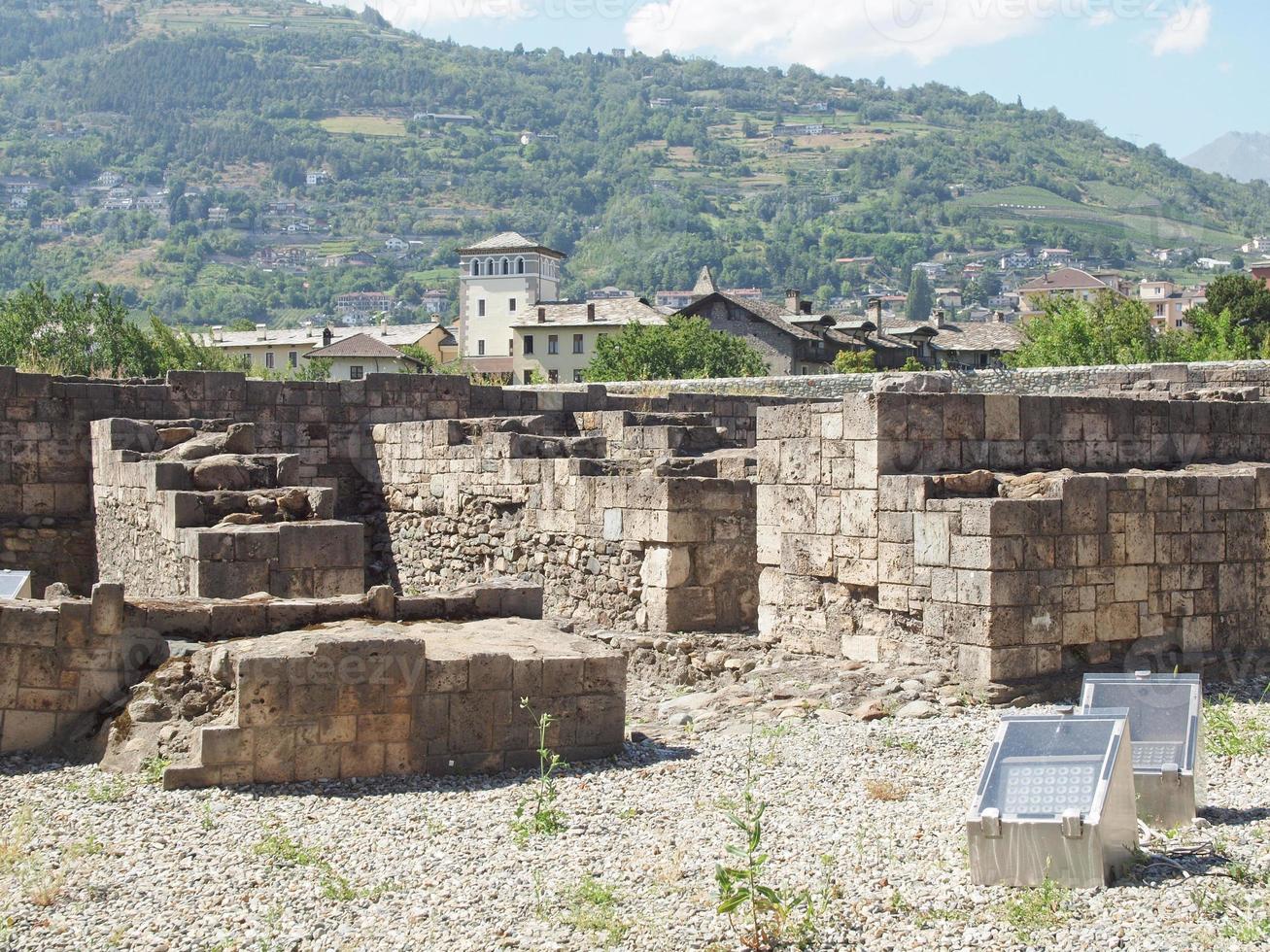 teatro romano aosta foto