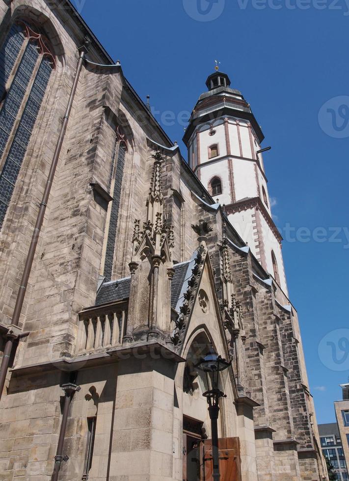 iglesia thomaskirche en leipzig foto