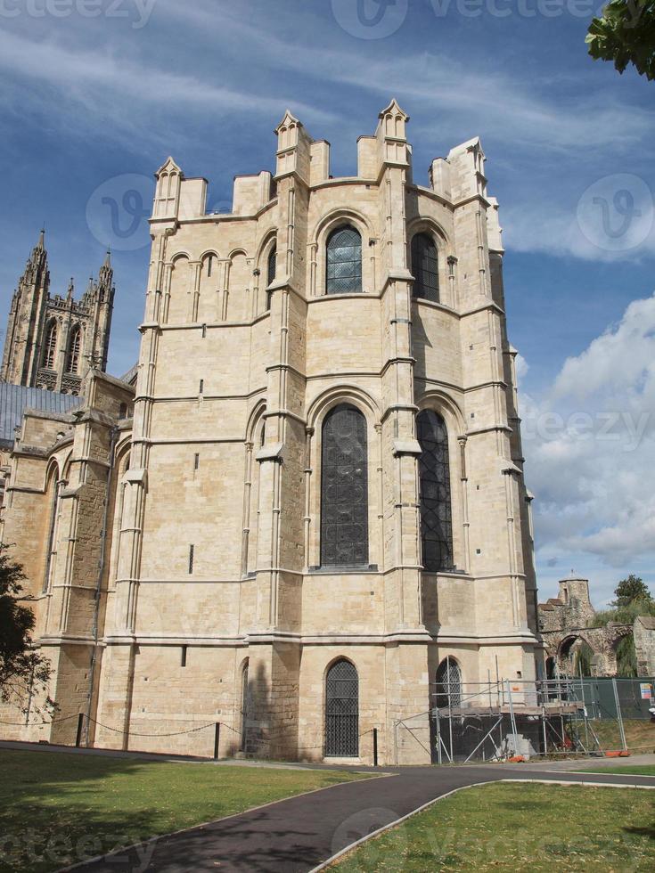 catedral en canterbury, reino unido foto