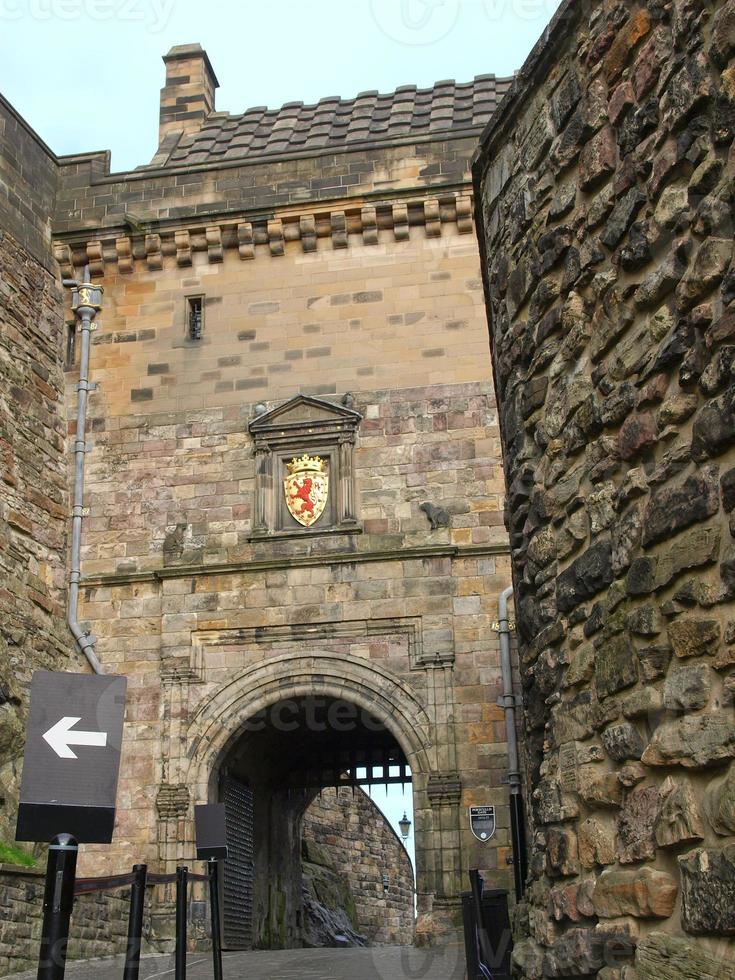 Castillo de Edimburgo en Escocia foto