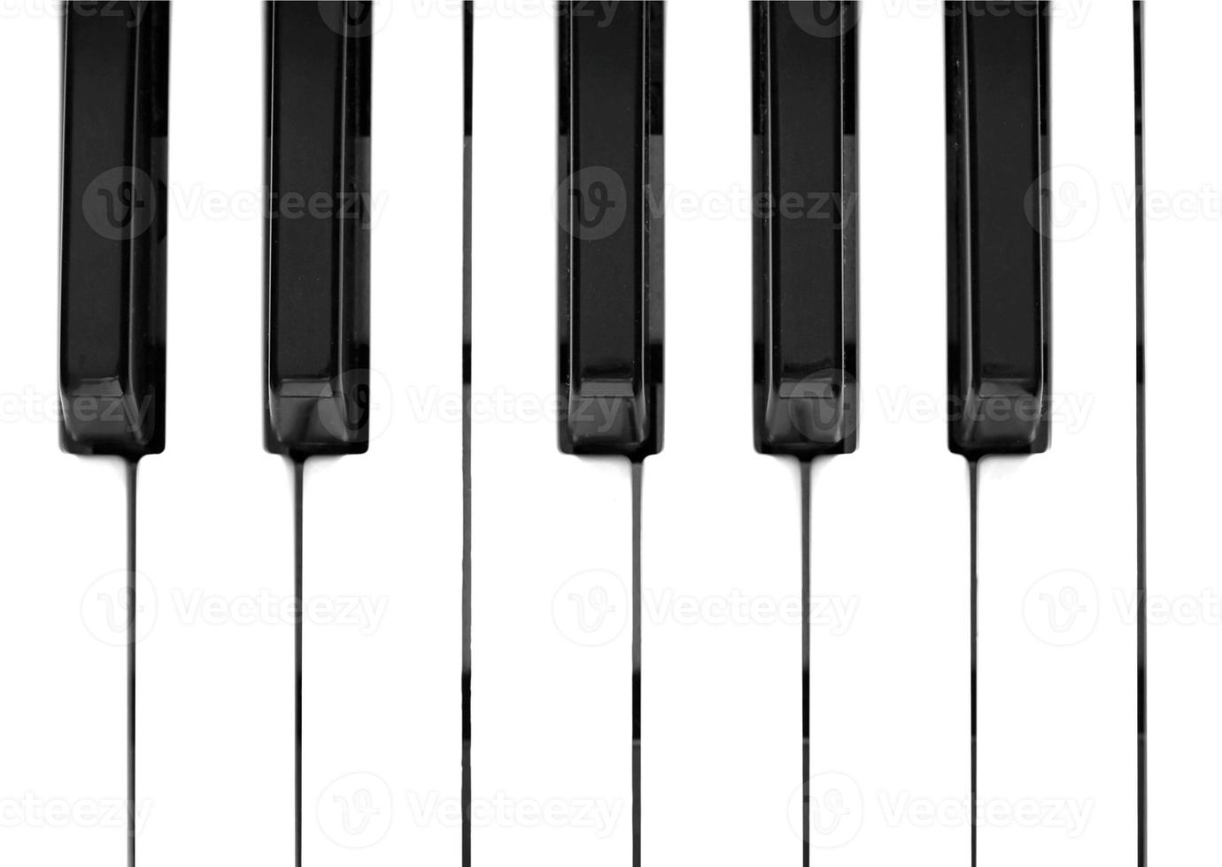 teclas del teclado de música foto