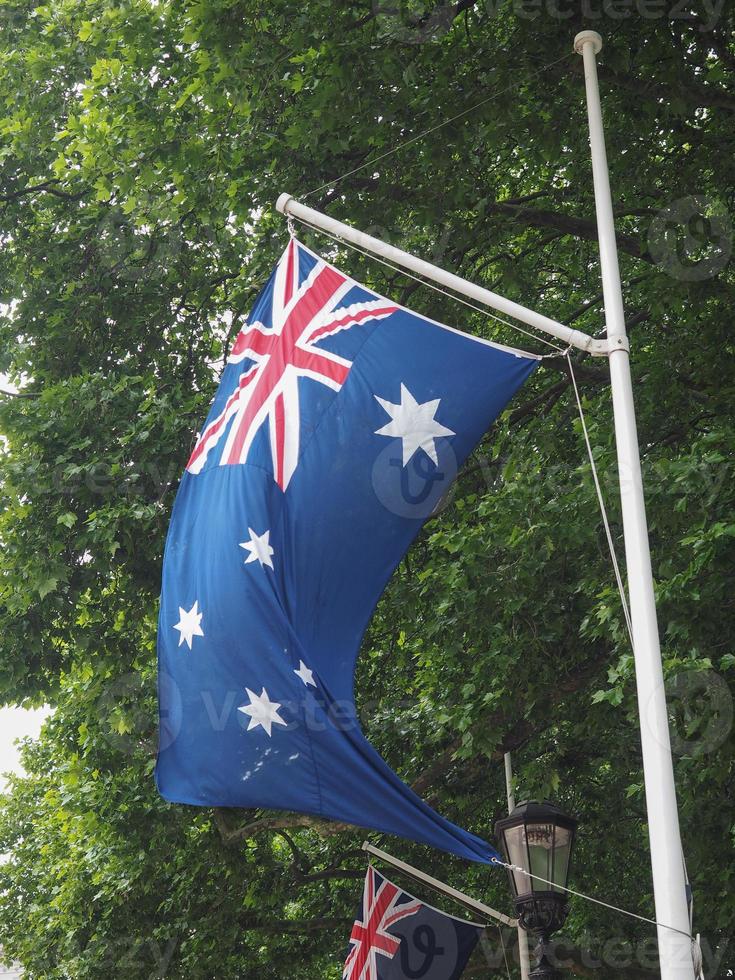 bandera australiana de australia foto