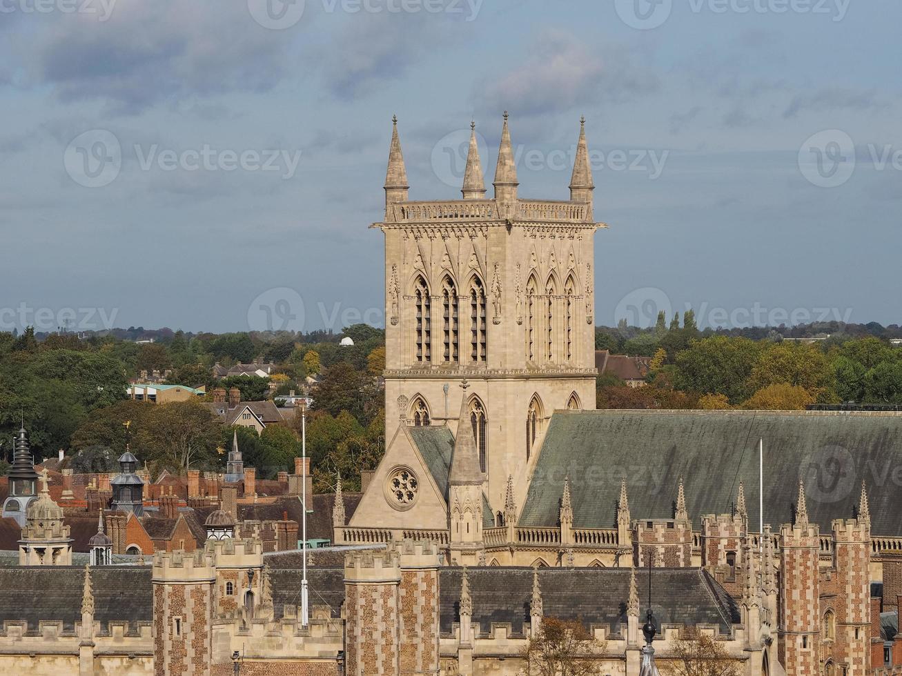 vista aerea de cambridge foto