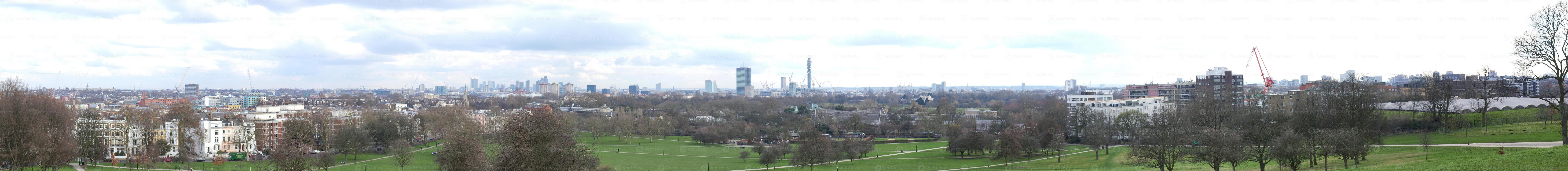 Panoramic view of London photo