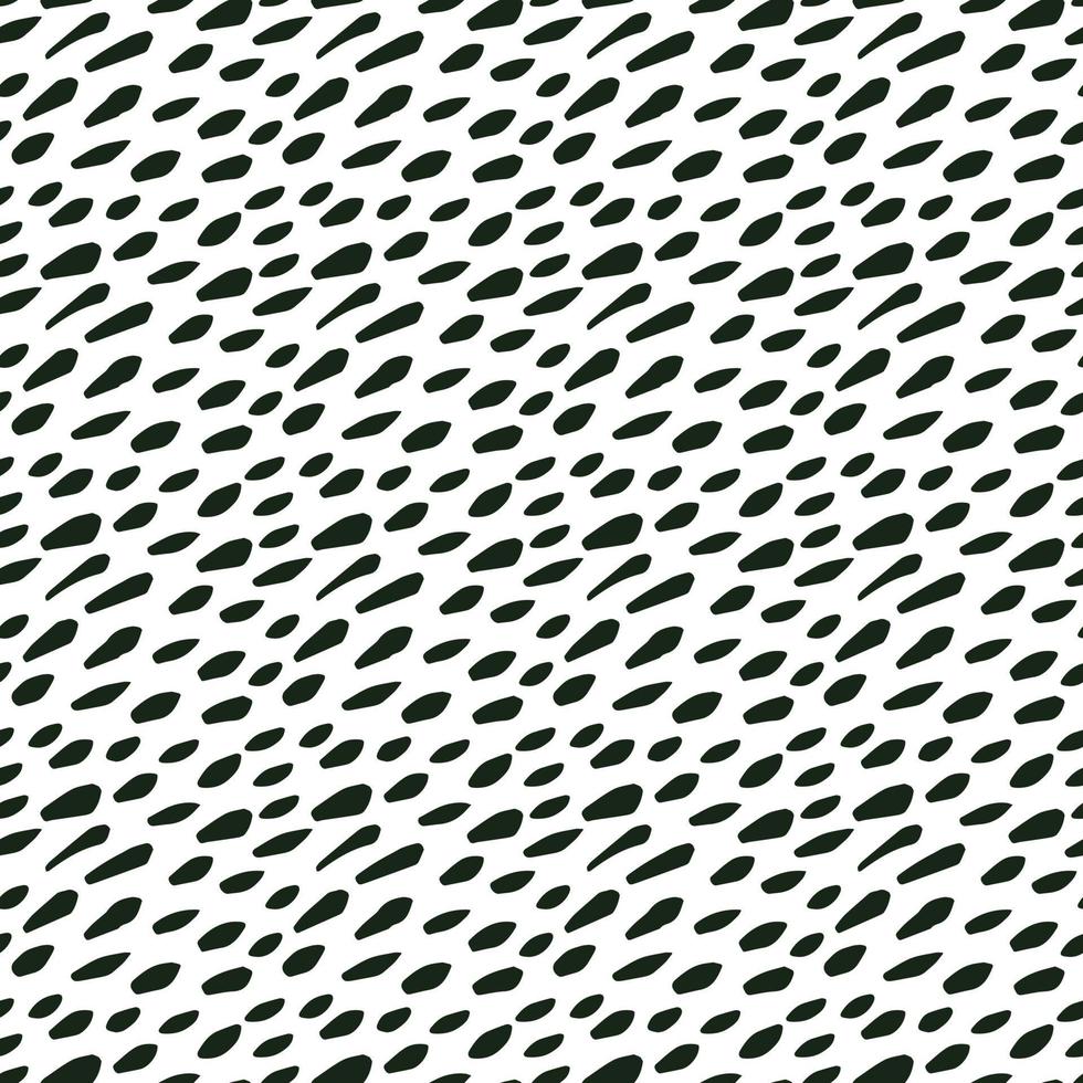 Abstract minimalist seamless pattern with hand drawn grunge black dots vector