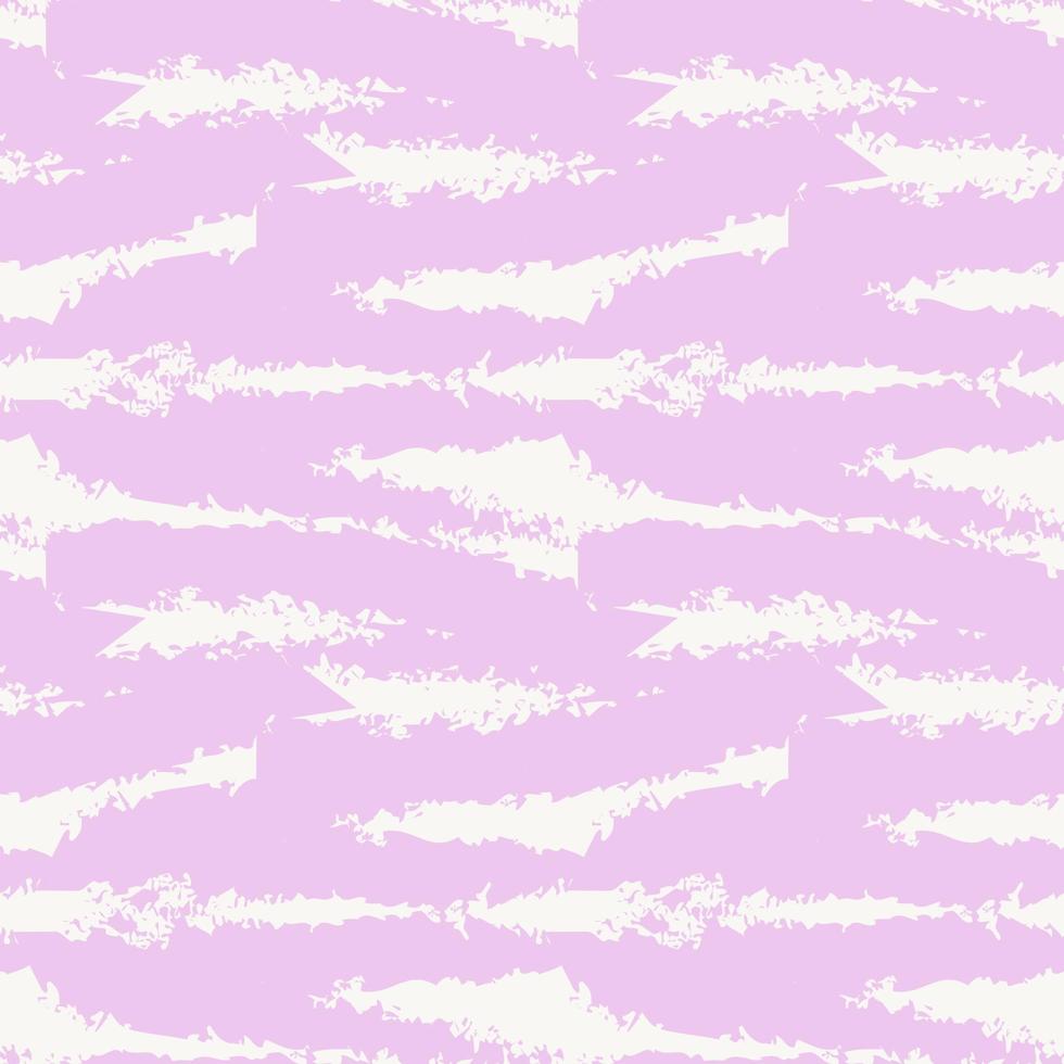 Pastel Brush Stroke Fur Seamless Pattern vector