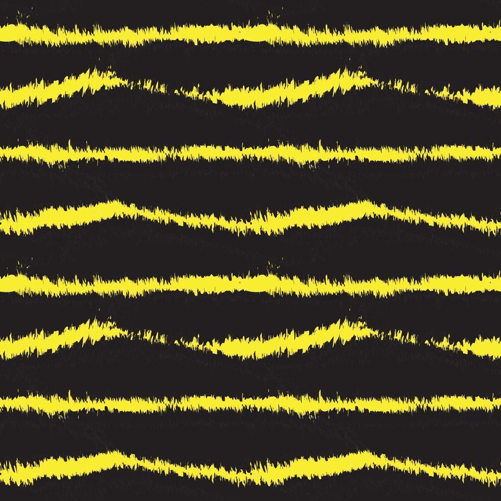 Yellow Brush Stroke Fur Seamless Pattern vector