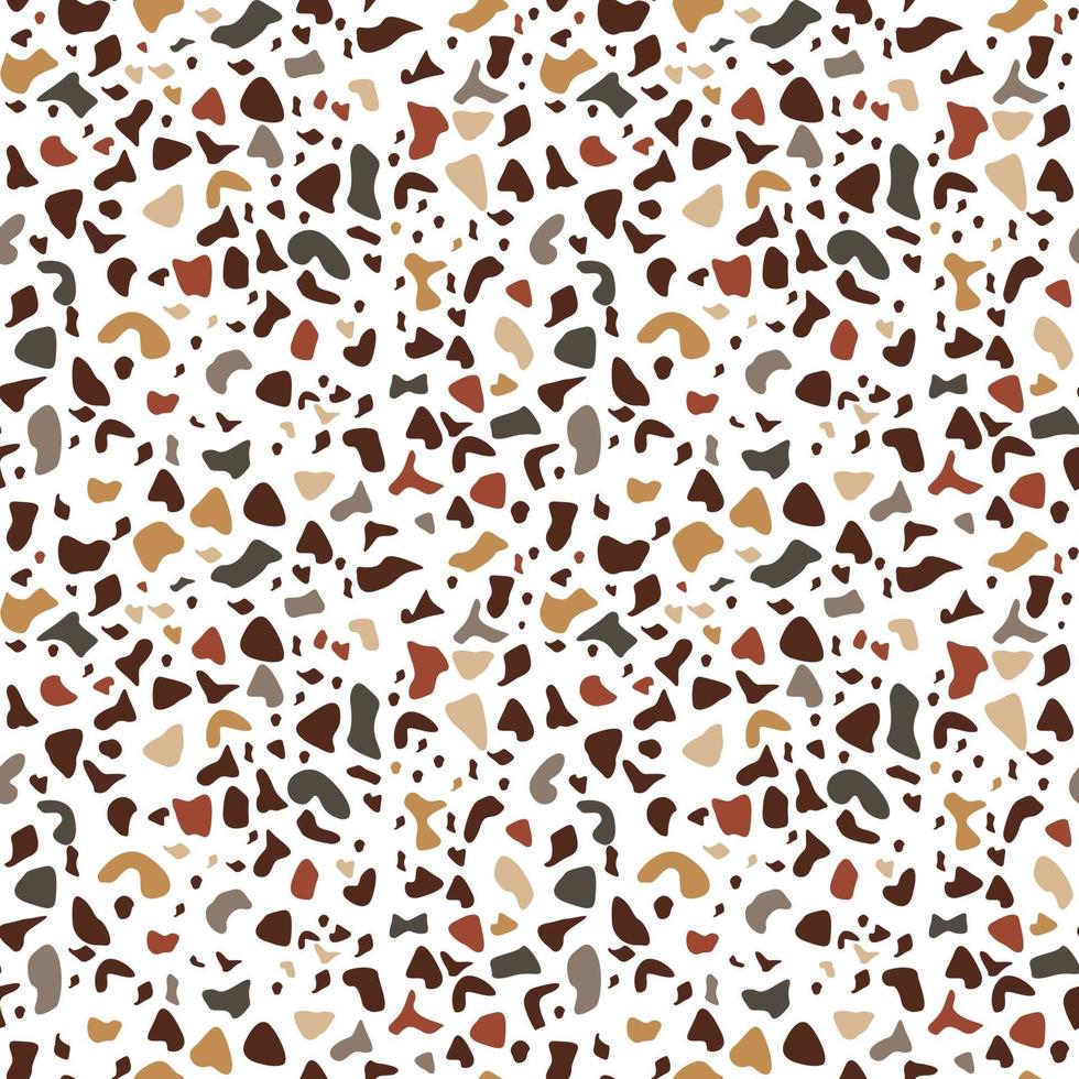 Terrazzo vector seamless pattern color.