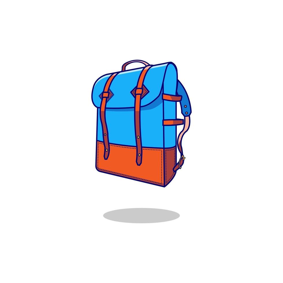 Cute backpack cartoon icon illustration 3158412 Vector Art at Vecteezy
