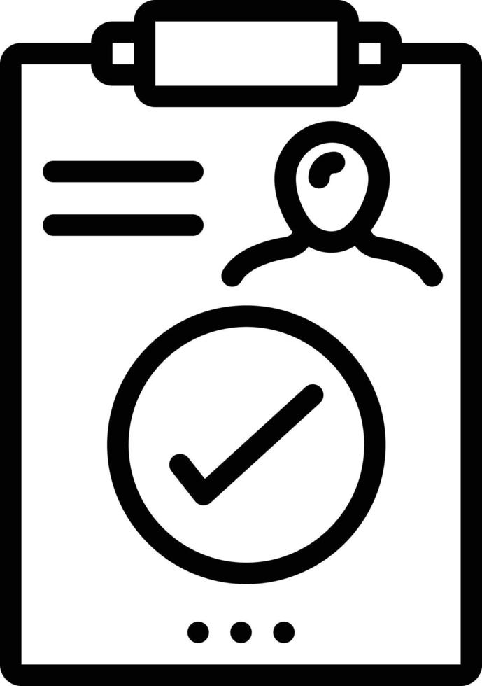 Line icon for result vector