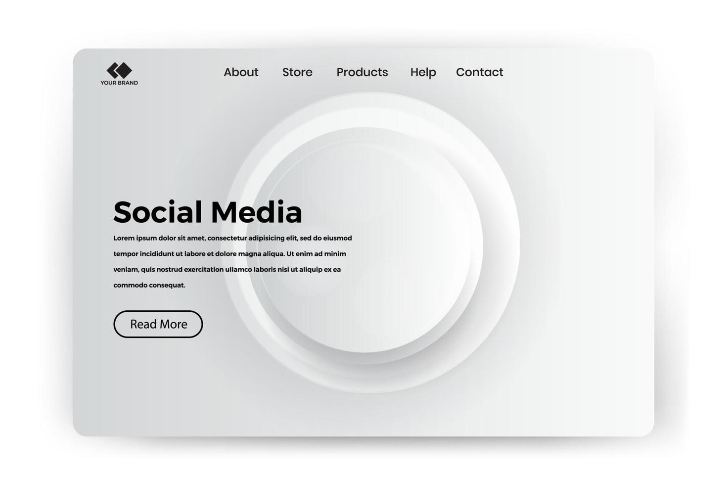 web page design templates for business, finance and marketing. vector
