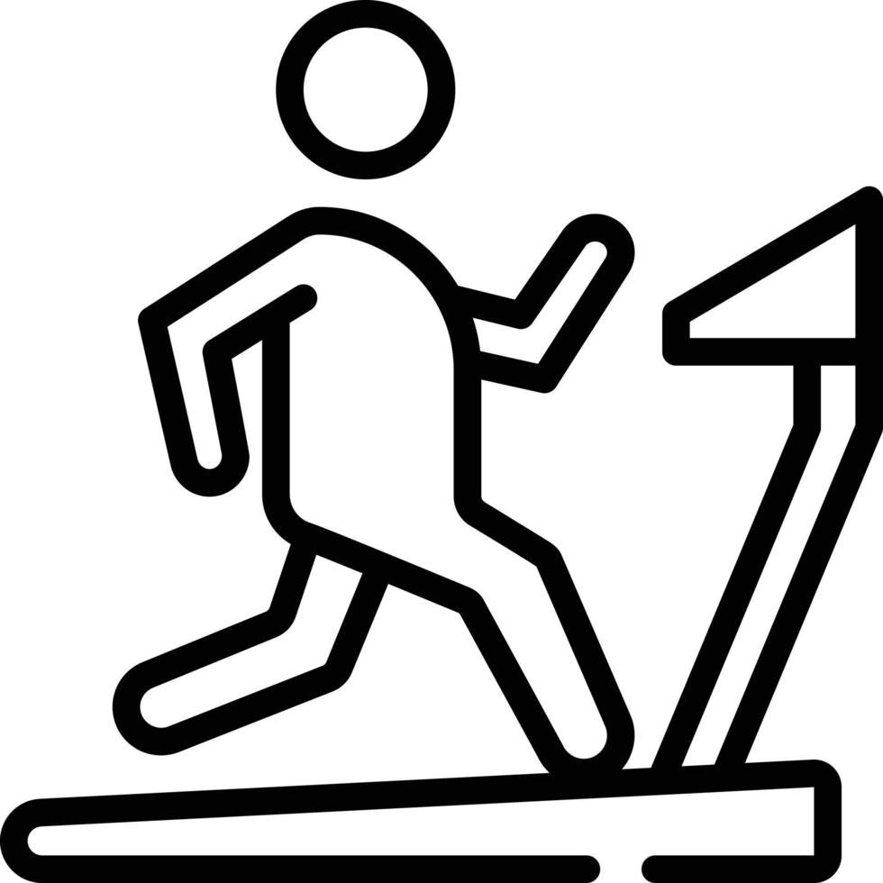 Line icon for exercise vector