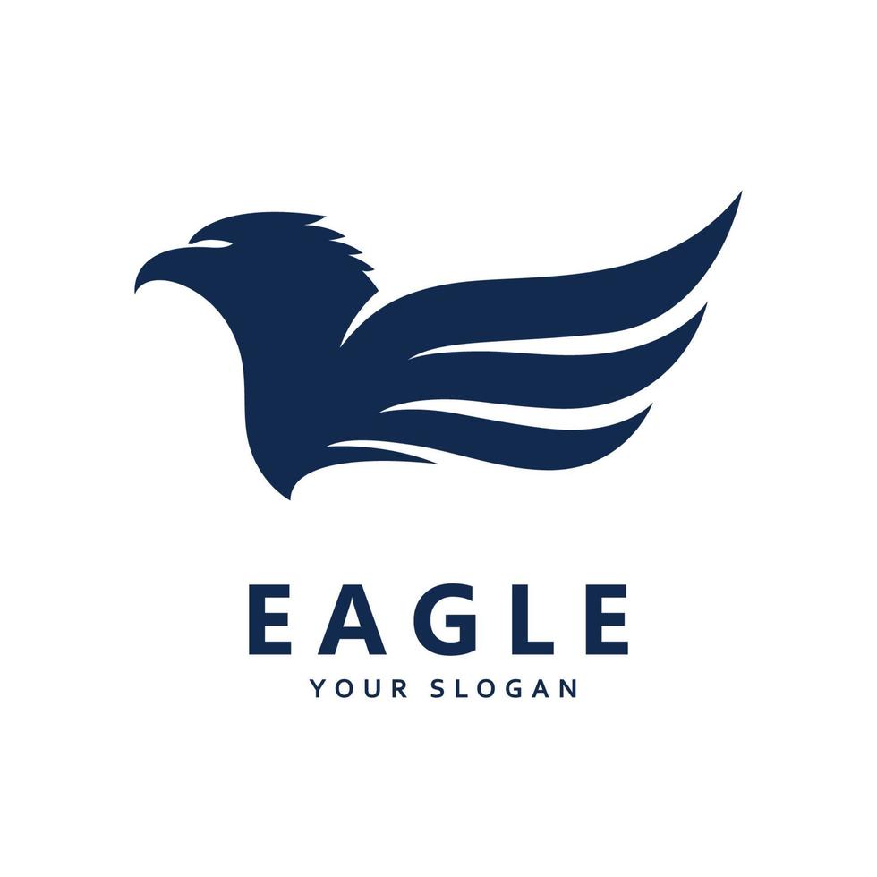 icono de vector de plantilla de logotipo de pájaro águila