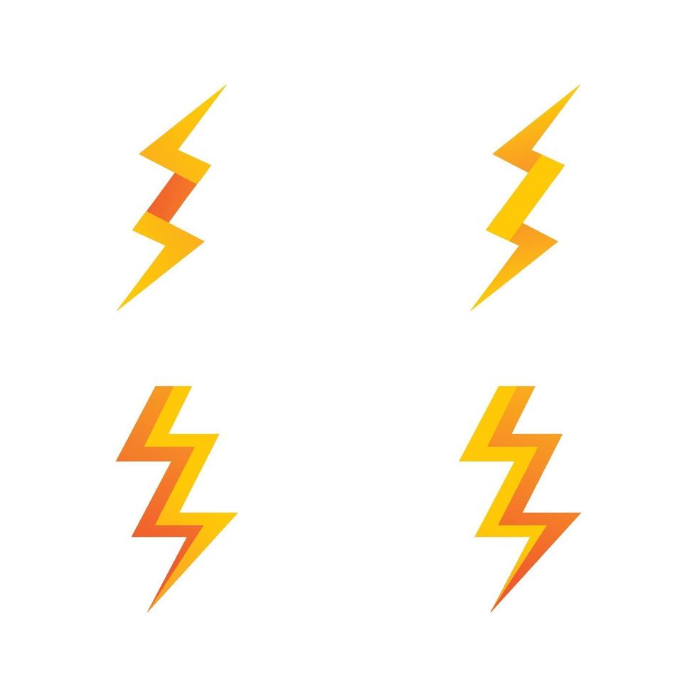 Lightning Logo icon vector design