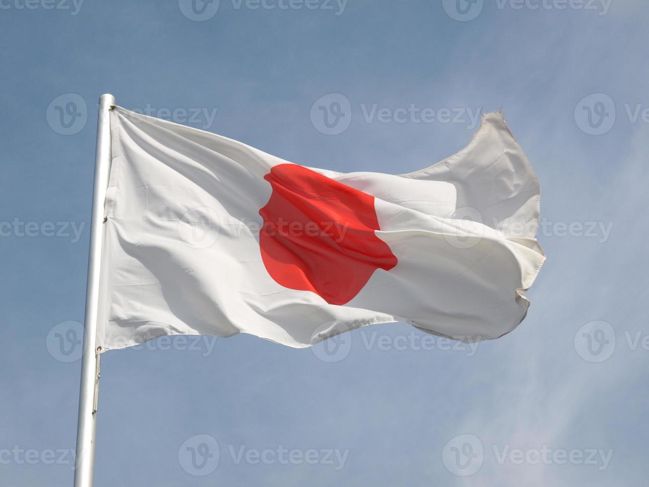 bandera de japón foto