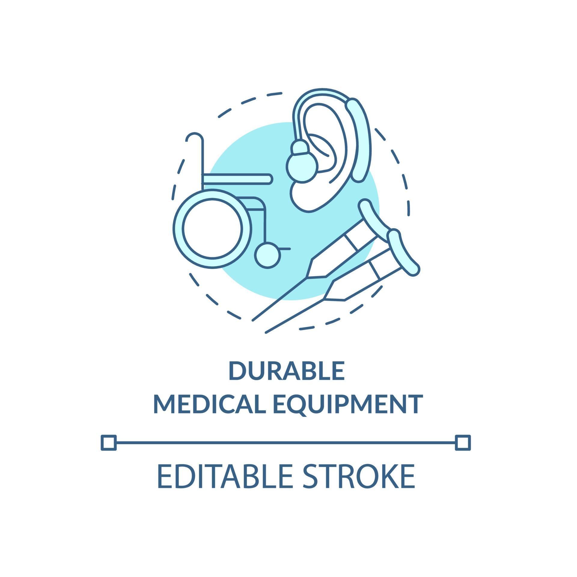 Durable medical equipment concept icon. 3159315 Vector Art at Vecteezy