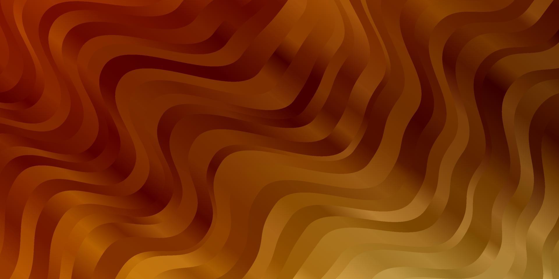 Light Orange vector backdrop with curves.