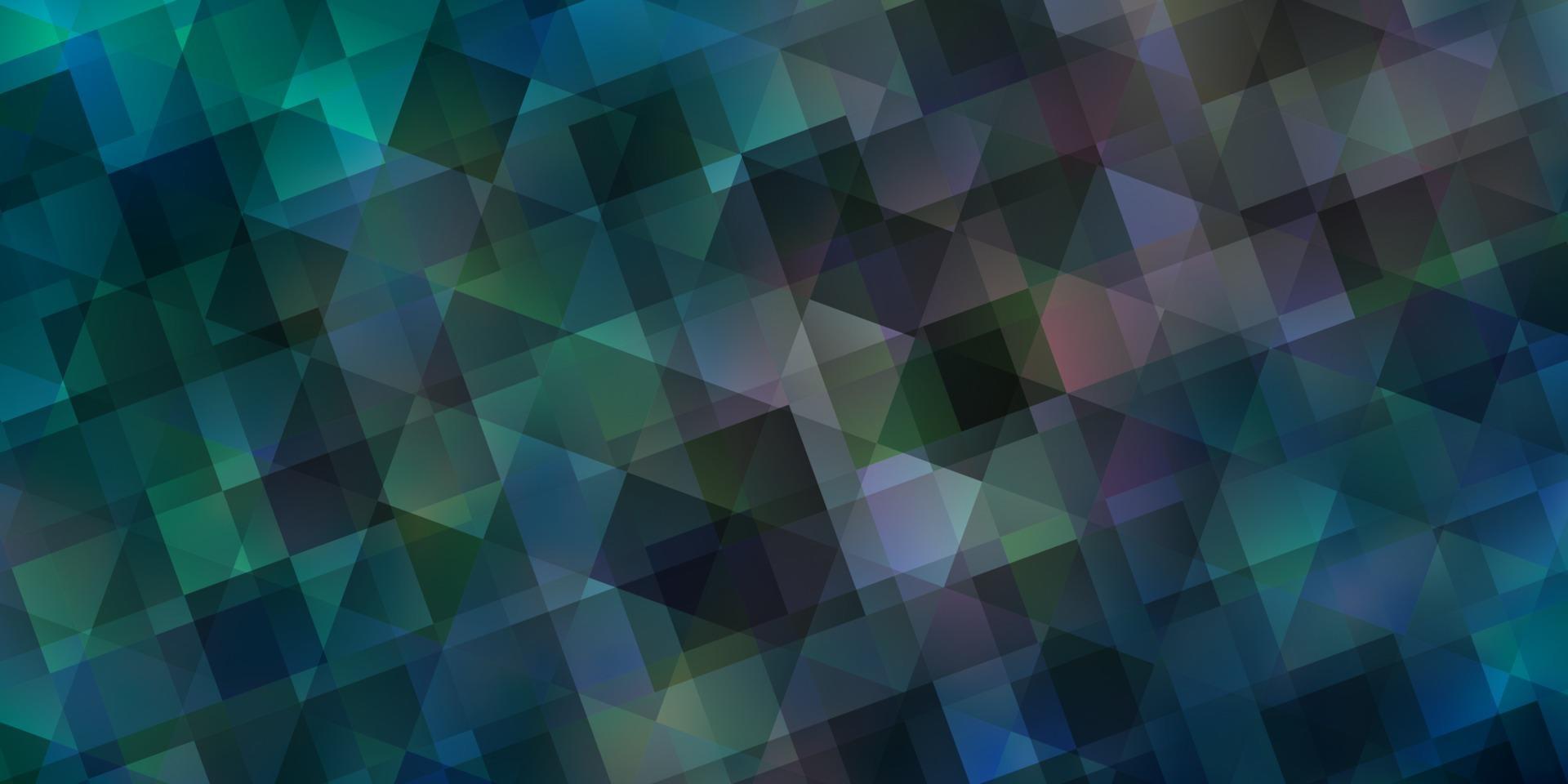 textura de vector azul claro con estilo triangular.