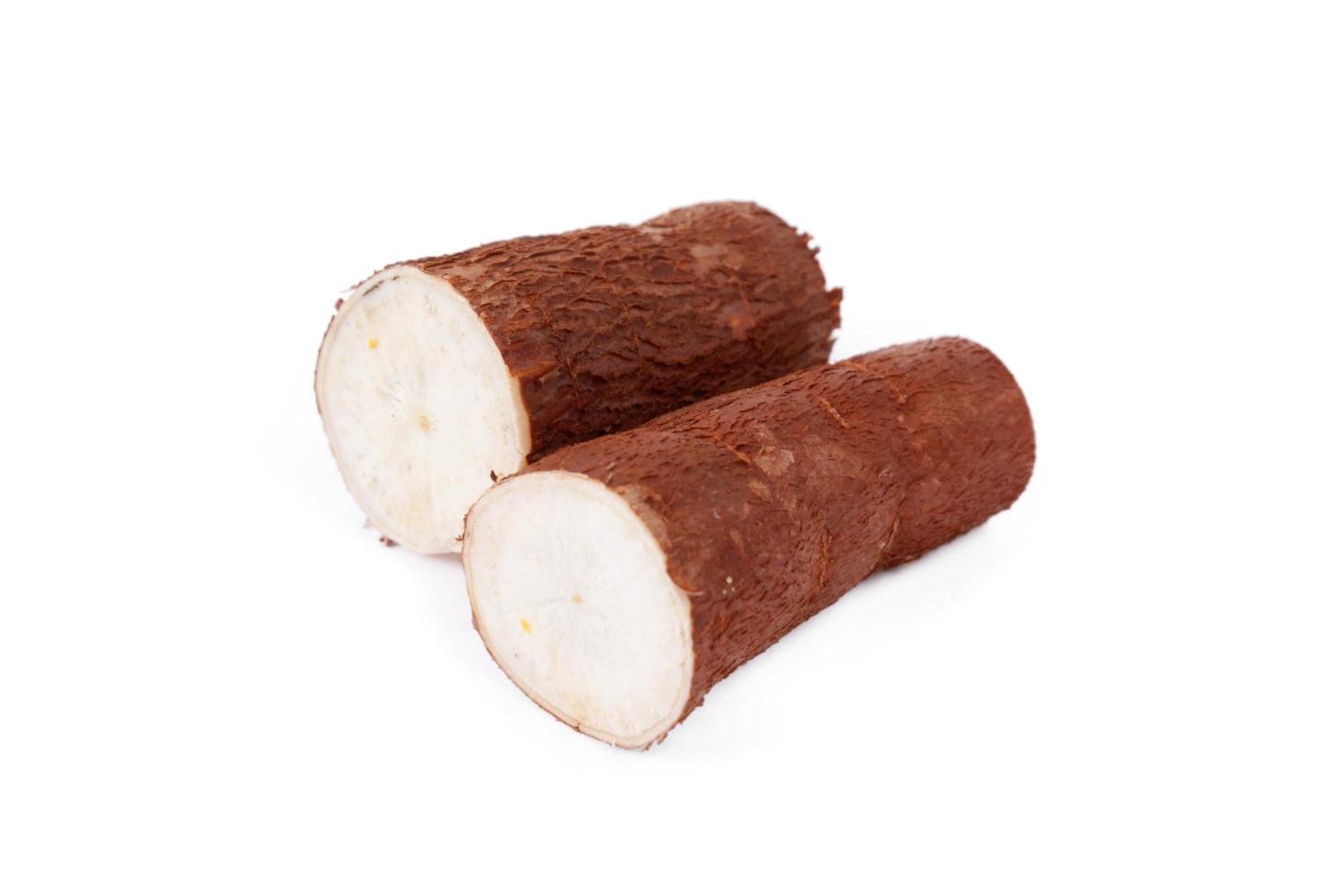 Cassava isolated on a white background 3159598 Stock Photo at Vecteezy