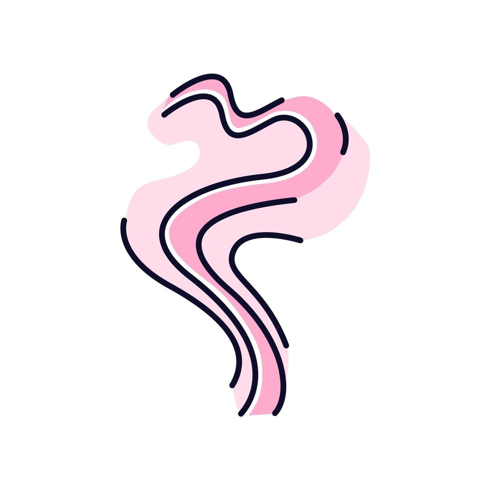 icono de color rgb rosa olor vector