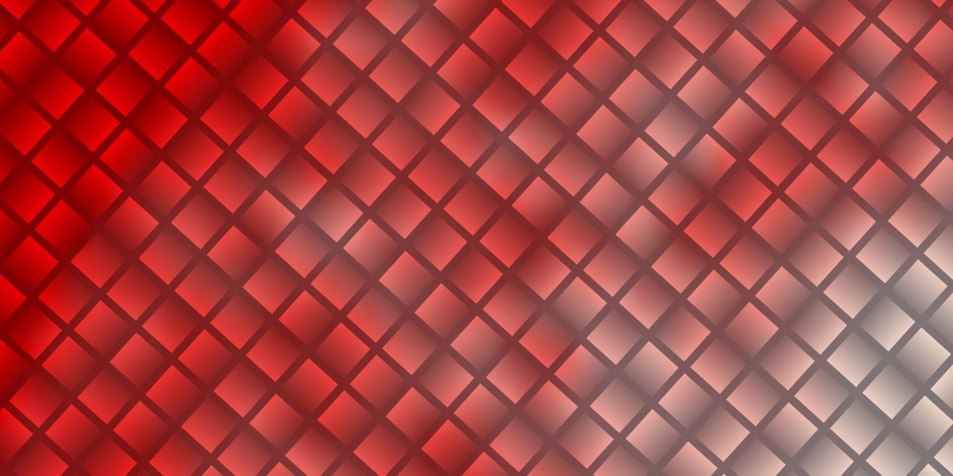 Light Red vector background with rectangles.